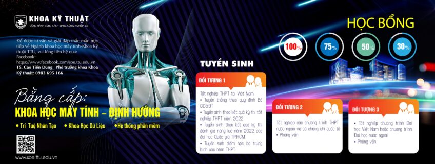 [HƯỚNG NGHIỆP] Khoa Kỹ thuật tuyển sinh Ngành Khoa học Máy tính năm học 2022-2023