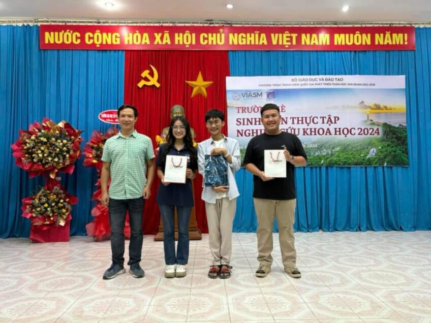 Sinh viên khoa Công nghệ Thông tin – Trường Đại học Tân Tạo đạt giải Nhì “Sinh viên nghiên cứu khoa học 2024” tổ chức bới VIASM