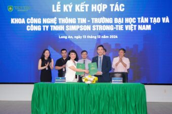 COLLABORATION Between the School of Information Technology and The Simpson Strong-Tie Vietnam Company to Develop IT Talents